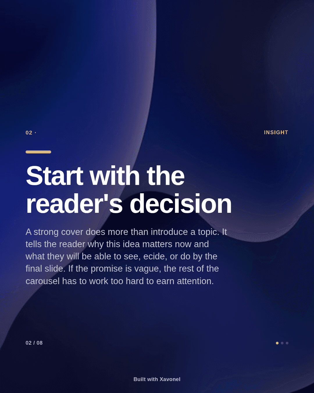 A carousel is not a post cut into equal pieces. — sample 2
